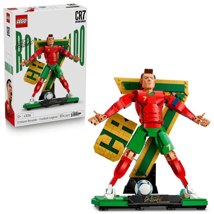 Sigilat! LEGO Editions Football, Cristiano Ronaldo Legenda a fotbalului, 43016