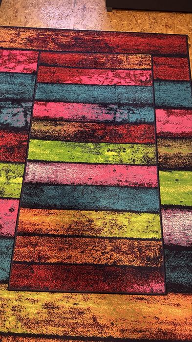 Covor si traversa colorata