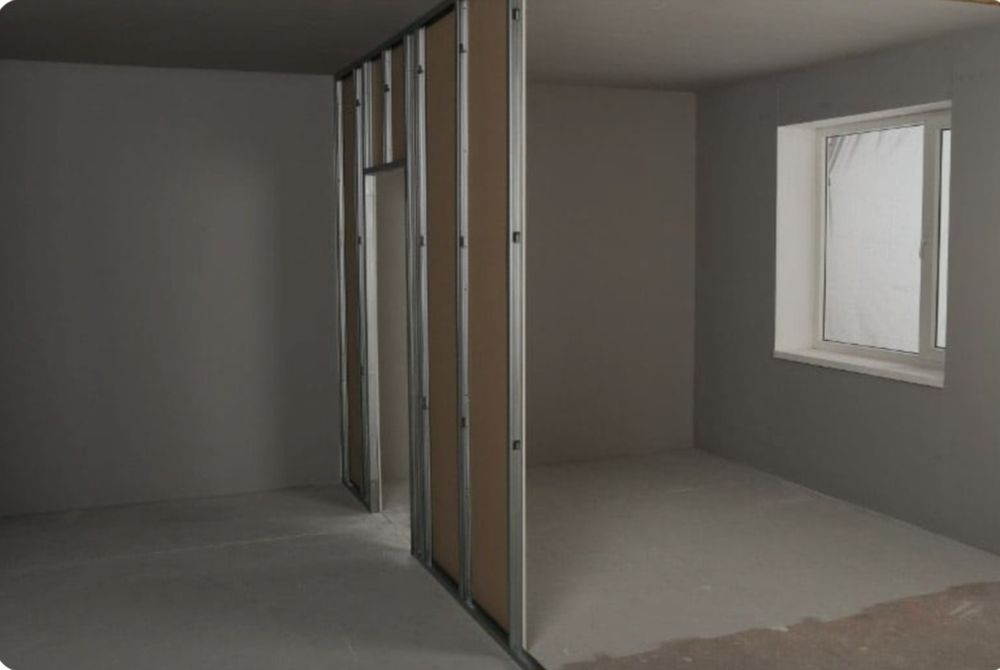 Шпатлёвка стен и потолков