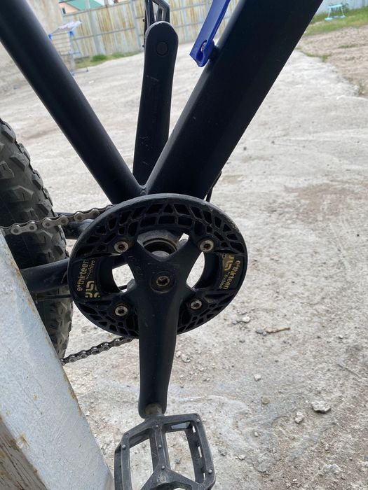 Велосипед очень легкий