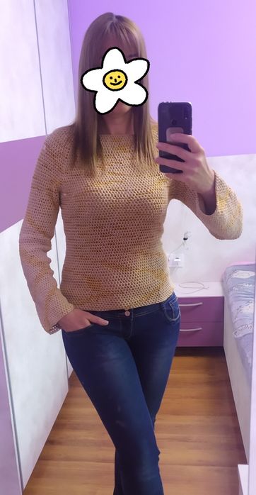 Ръчно плетена блуза