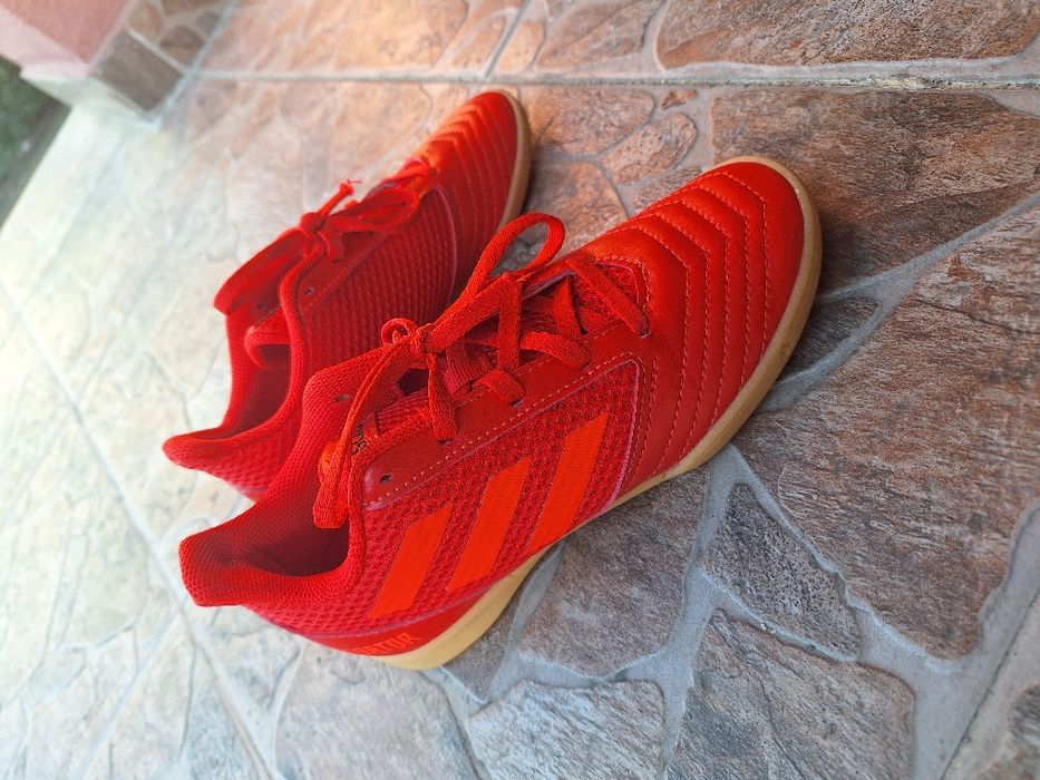 Футболни обувки маратонки за футбол PREDATOR TANGO 4 PE19, ЧЕРВЕНИ