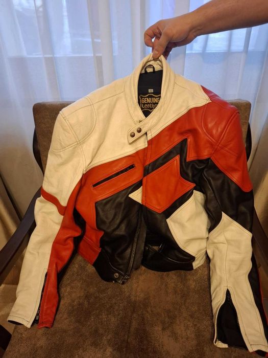 Кожено мото яке телешки бокс