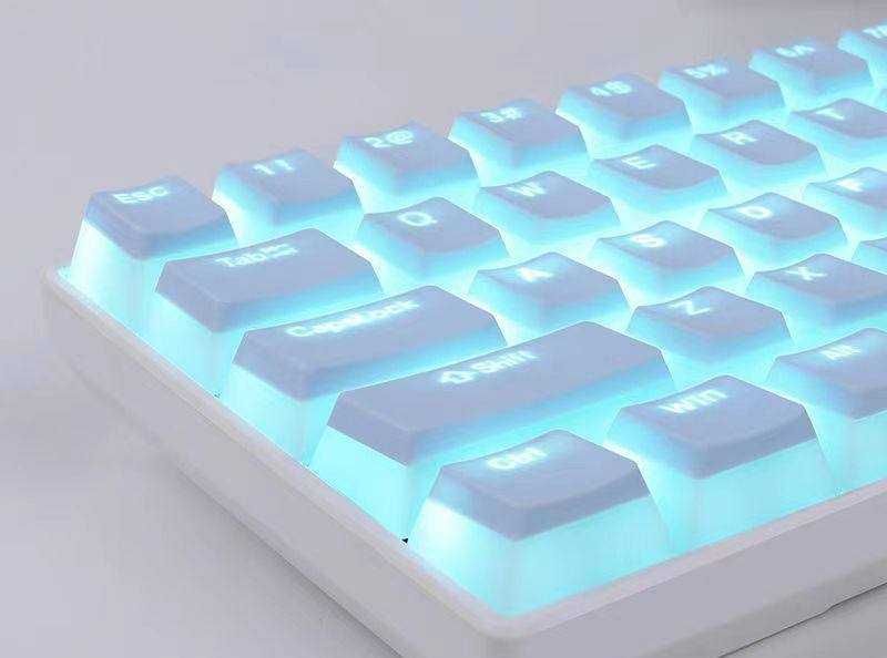 PBT PUDDING KEY CAPS 
количество : 130 цвет: SKY BLUE