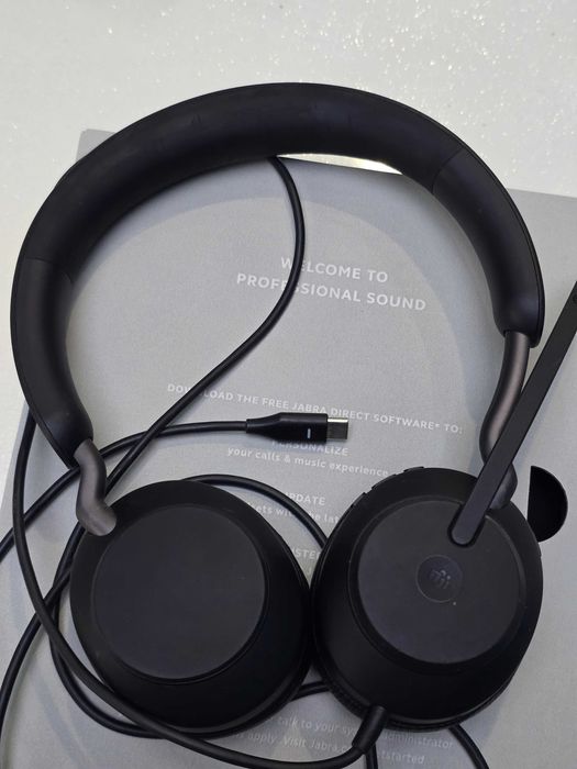 Слушалки с микрофон Jabra Evolve2 40 SE MS Stereo USB A