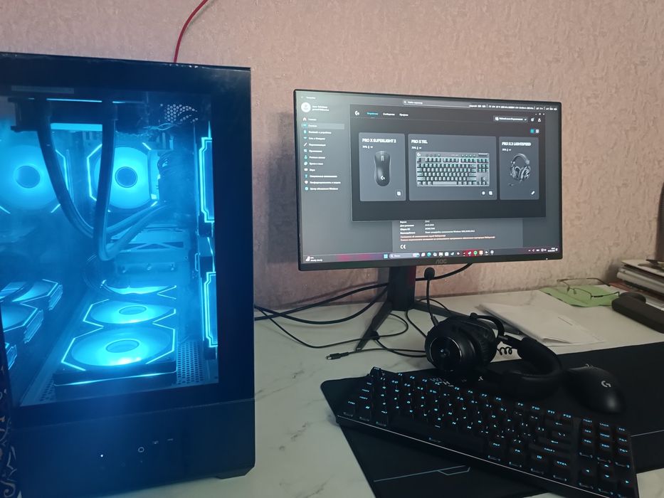 Мощный игровой компьютер Amd 7800x3d. 5070 12gb