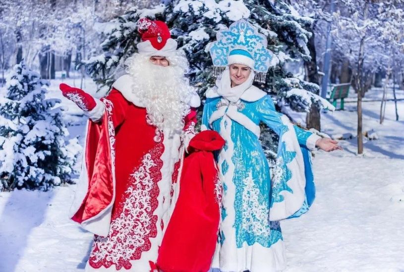Дед мороз и снегурочка