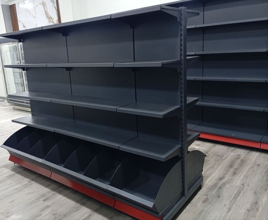 Стеллажлар (Stellaj) озик-овкат ва курилиш дуконлари учун