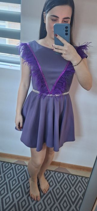 Rochie scurta mov