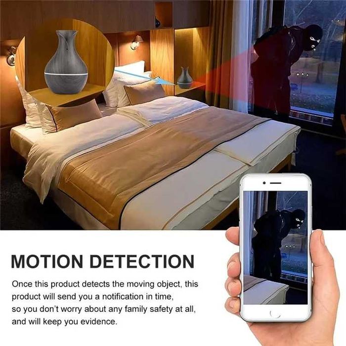 Скрита камера в арома дифузер WiFi камера за видеонаблюдение