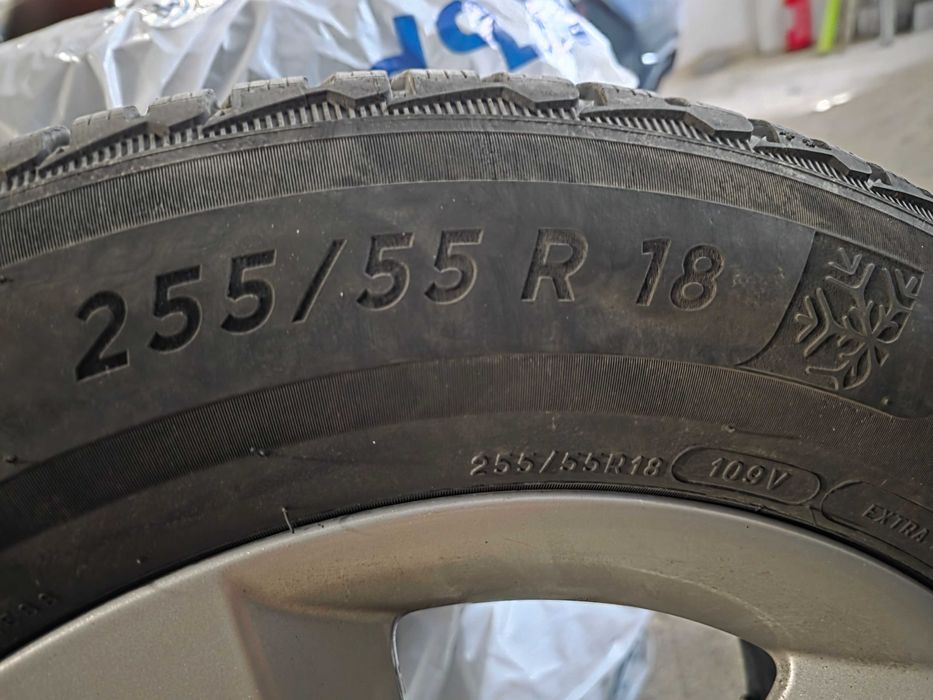 Оригинални джанти за BMW със зимни гуми Мишлен Алпин 5 - 255/55/18