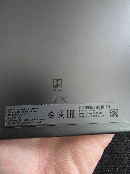 Планшет Lenovo Tab M10 (TB-X306F)