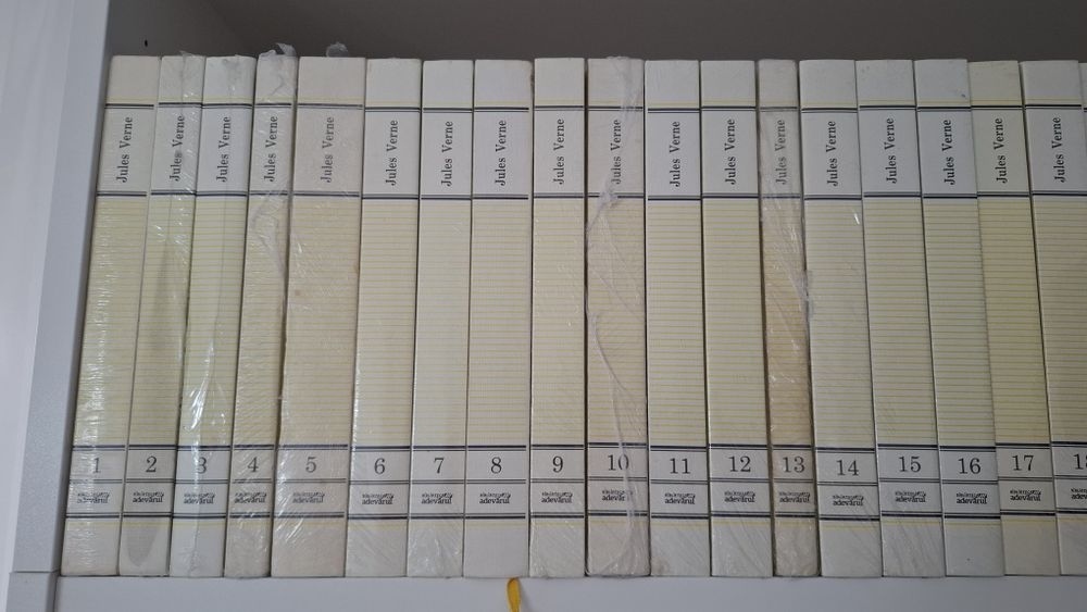 Colectia completa sigilata Jules Verne  - editura Adevarul - 40 volume