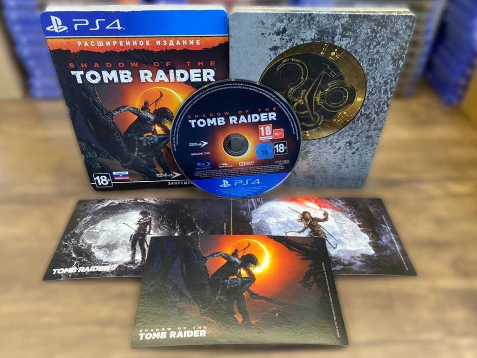 Shadow of the Tomb Raider SteelBook PS4/PS5 Большой Выбор Игр