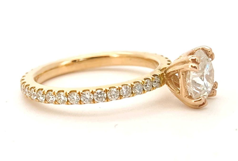 Inel 18k cu diamante naturale 1.85ct