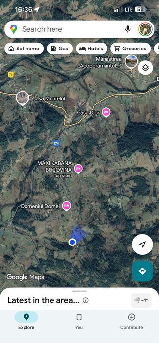 Teren intravilan 5.500 mp – parcelabil în 2 loturi, utilități, acces,