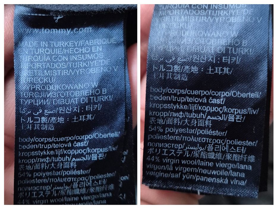 Pantaloni premium Slim Fit Tommy Hilfiger, Lână Virgină, Bărbați - 56