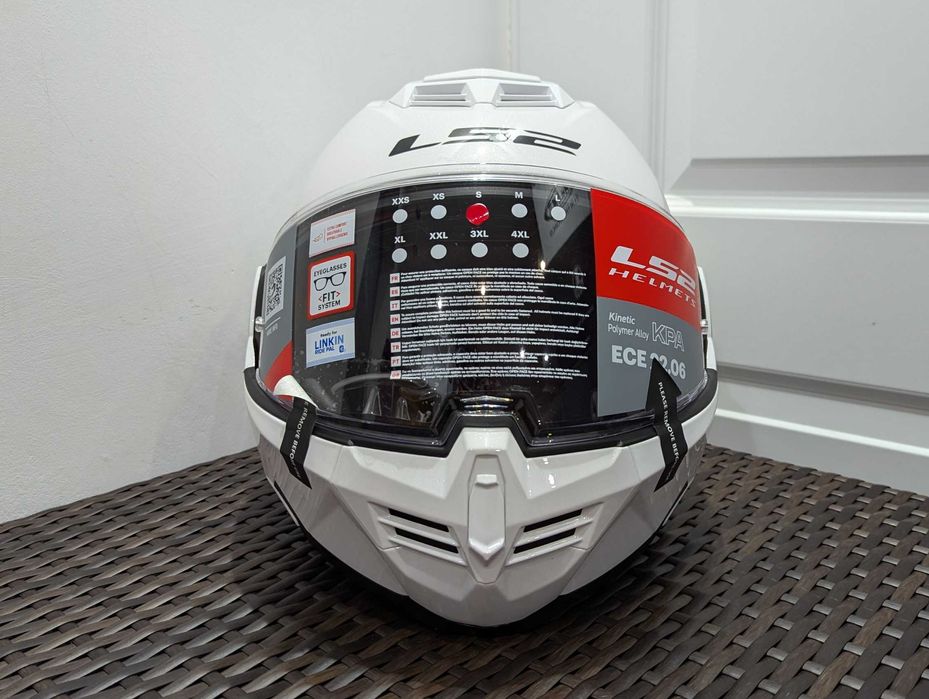 Casca moto LS2 Advant, marime S - flip-back, ochelari