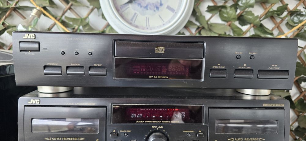 JVC  Ресивър RX- 230RBK , дек TD-W254BK , CD XL-V120BK