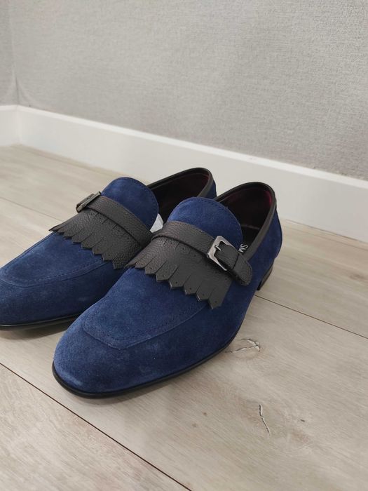 Обувь SMAN , темно синего цвета.