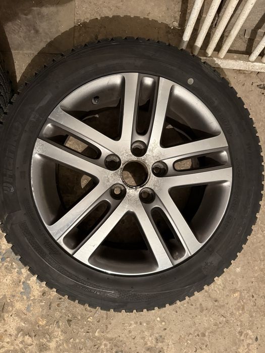 Jante aliaj Anvelope Hankook  205/55/R16 91T ( iarna 4 buc )