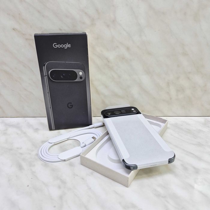 Google Pixel 9 Pro XL, 128GB, 16GB RAM, 5G, Obsidian Zeus Amanet Militari 34935