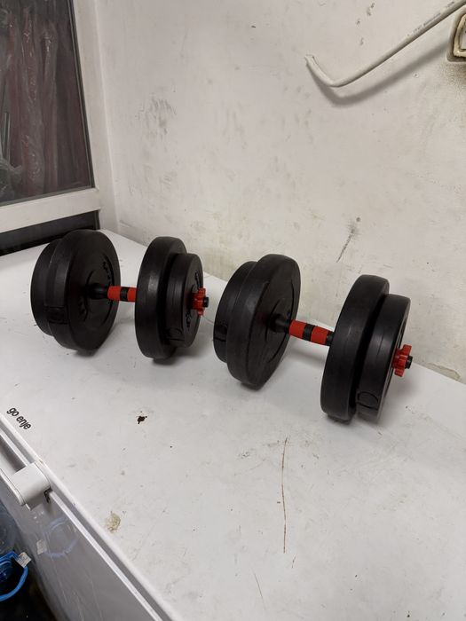 Gantere reglabile noi Germany set 30 kg. 15 kg+15 kg=30 kg pret 190 le
