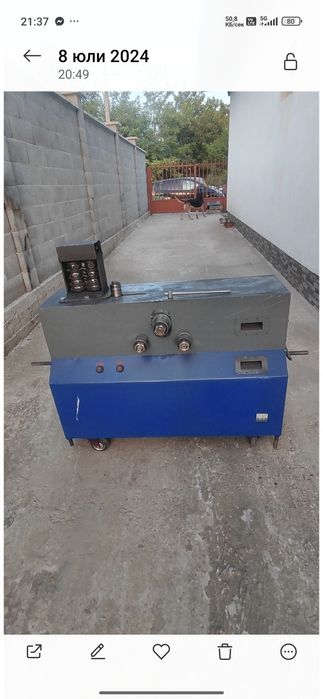 Машина за угъване на профили и плътно желязо