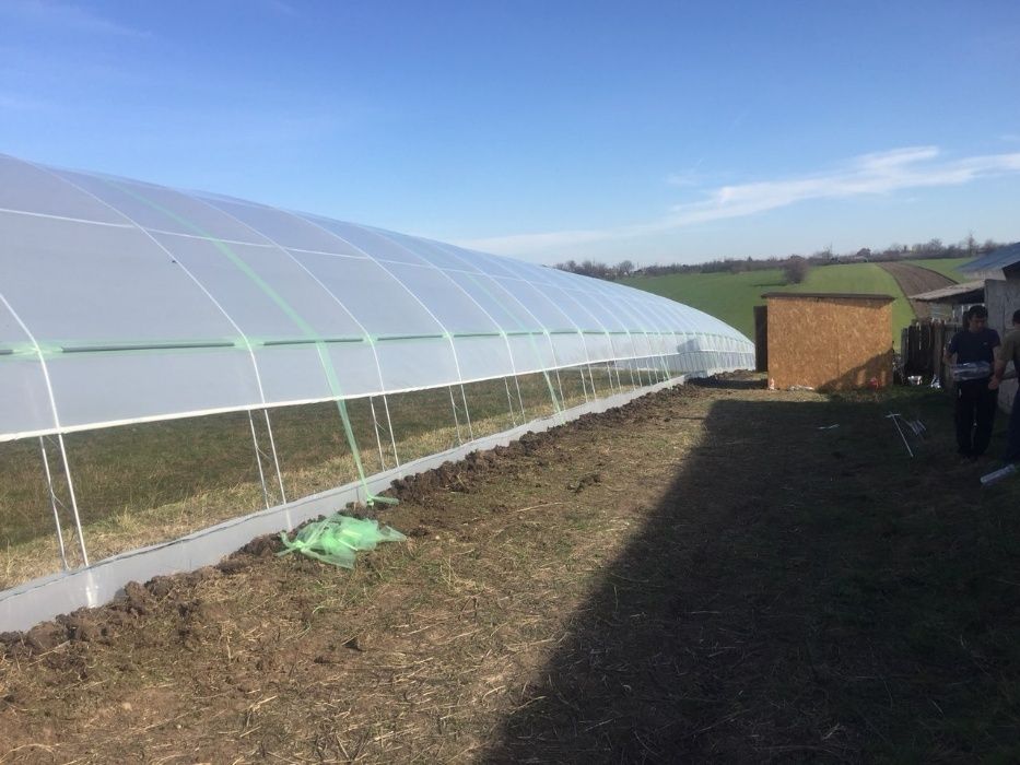 ОРАНЖЕРИИ- Българско производство- 8м Ширина//полиетиленова оранжерия