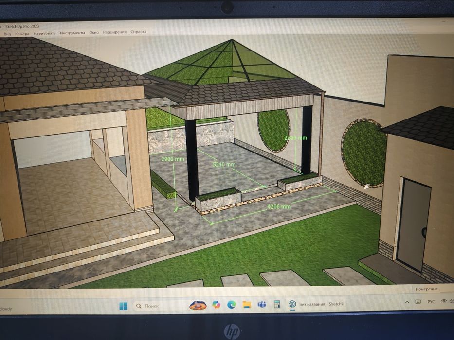 Беседки и модульные дома.