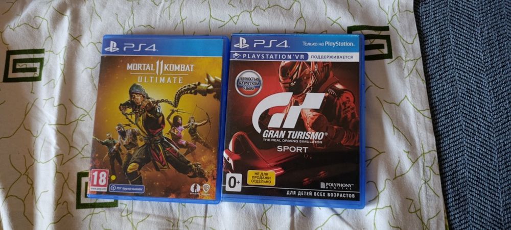 Продам 2 диска на PS4