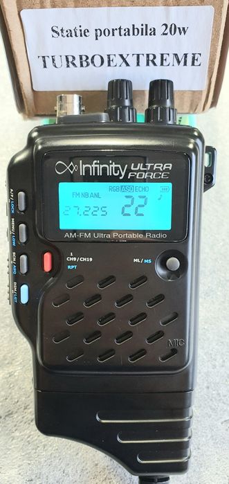 Statie radio CB - Infinity ULTRA FORCE 20W (2022)* Storm TURBOEXTREME