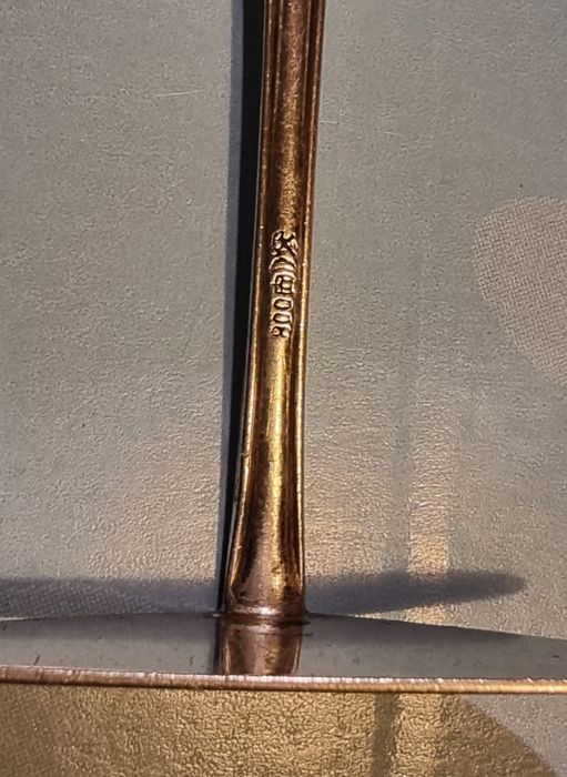 Set ustensile de bucătărie, una din argint și una argintată