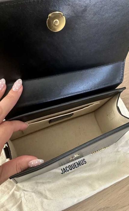 Geanta Jacquemus Le Chiquito Neagra din Piele Naturala