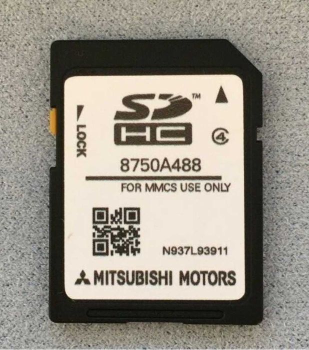 2026 Ново Mitsubishi Sd Card E-11 E-12 W-13 MMCS Сд Карта Мицубиши