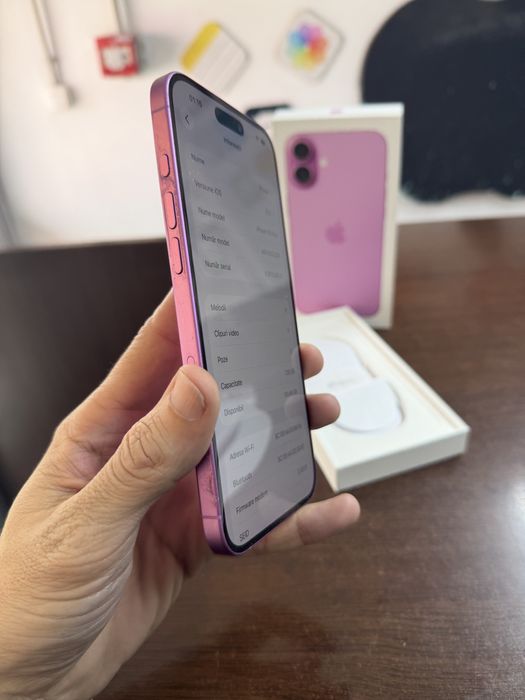 Vand Iphone 16 Plus 128Gb pink Full box