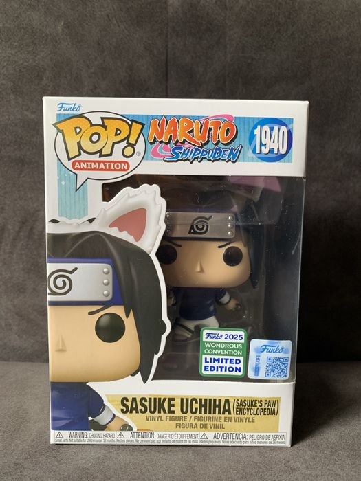Funko Pop Naruto Sasuke Uchiha Paw Encyclopedia 1940