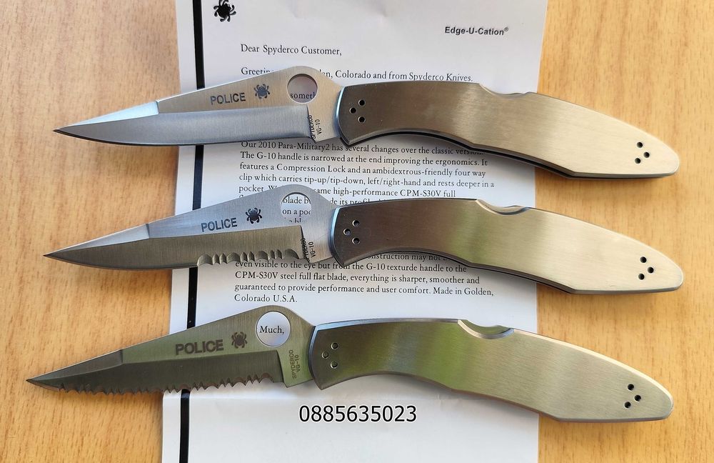 Сгъваем нож Spyderco Police 4 /2 /