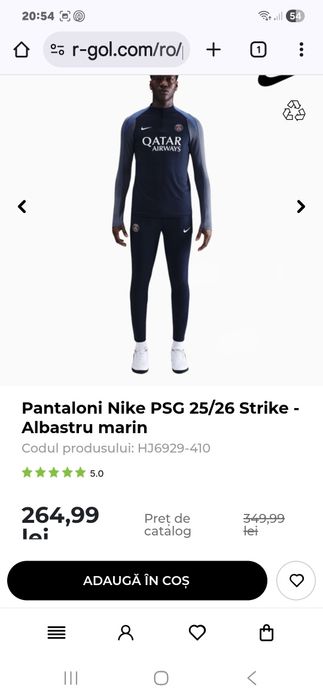 Trening Nike PSG, Fc Barcelona,  originale