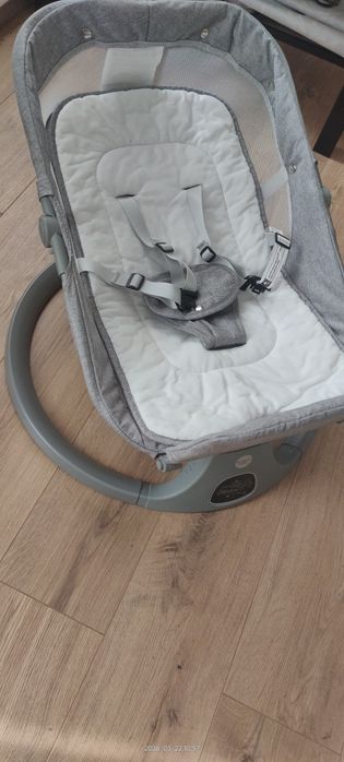 Детский шезлонг электро качалка для малышей