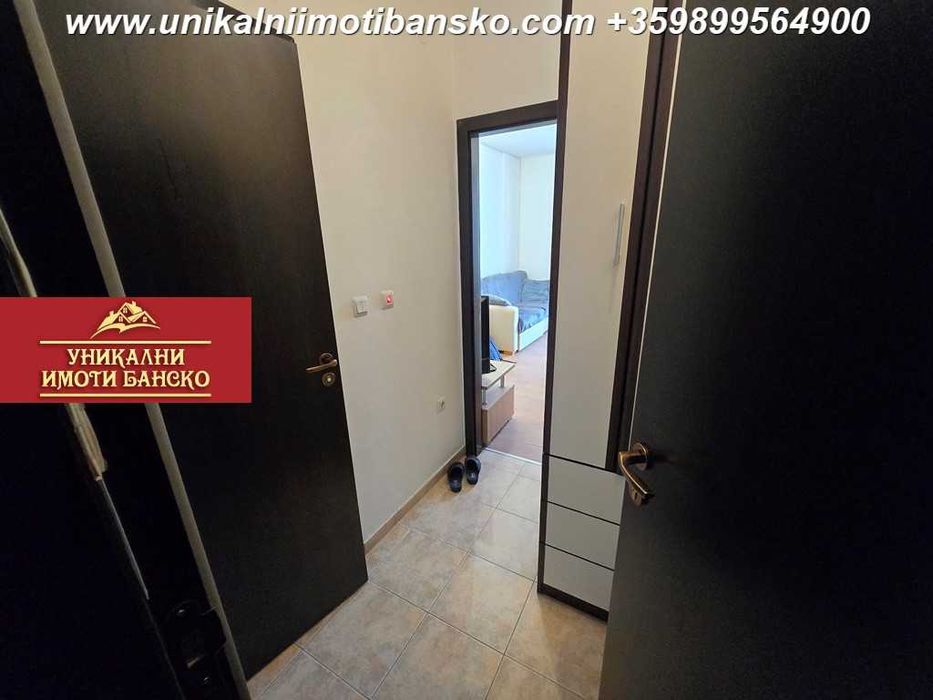 На минути пеша от лифта! Едностаен апартамент за продажба в Банско