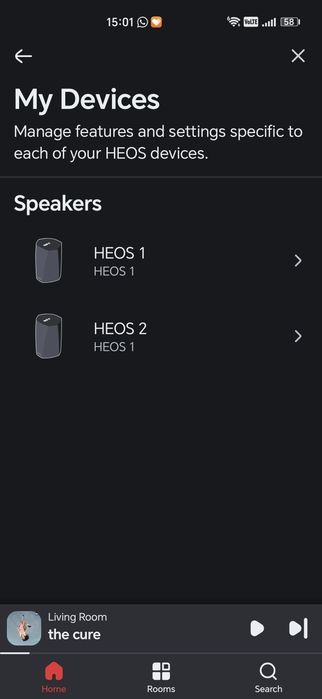 Boxa wireless Denon HEOS 1 HS2, Bluetooth