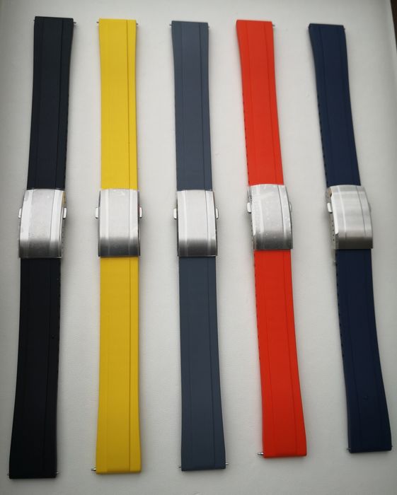 Curea FKM din  cauciuc elvețian fluoro-elastomer rezistent pentru scufundari diver 20mm
