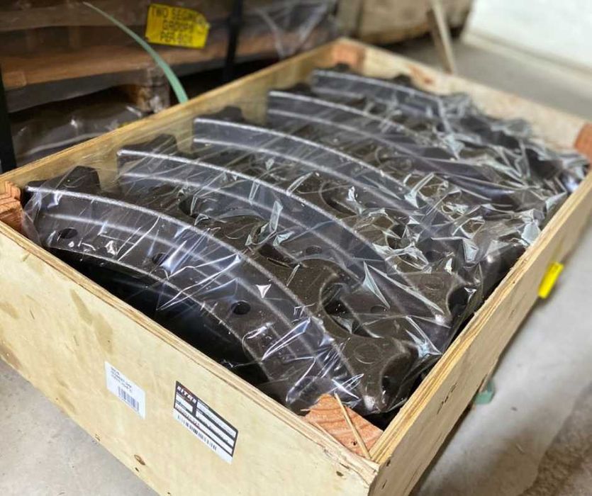 Sprockets (steluțe) și segmenți pentru utilaje șenilate