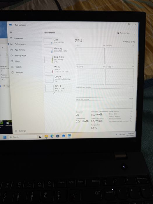 Vand Laptop Lenovo Thinkpad P15s gen 2