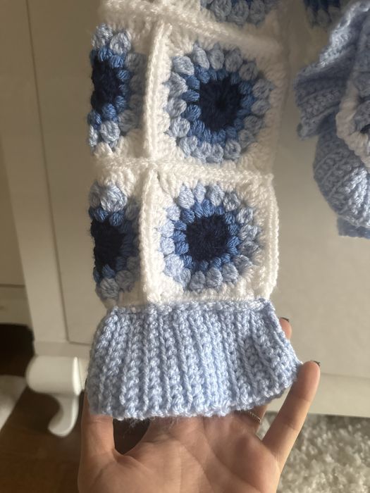 Cardigan crosetat manual, marimea S/XS