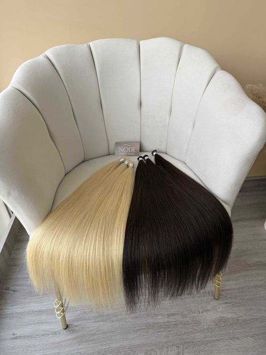 ТОП КАЧЕСТВО! Екстеншъни от 100% истинска човешка коса! Най-добри цени