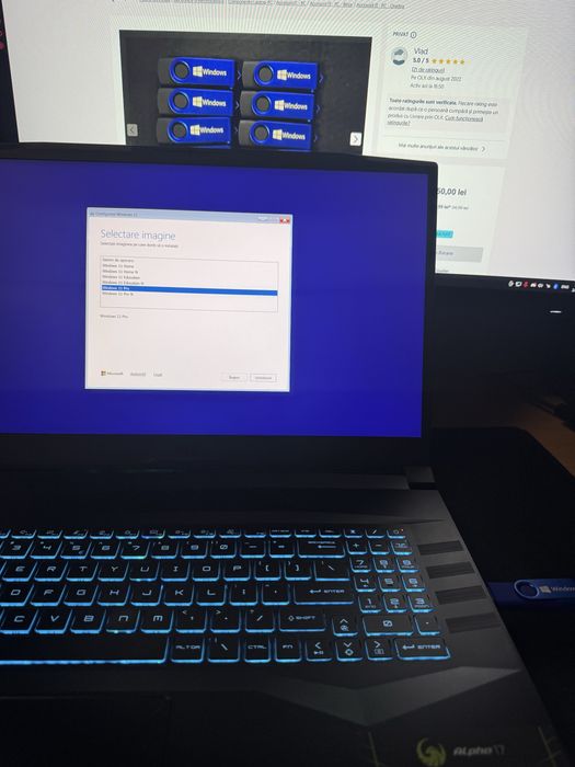 Stick USB Windows 10/11 +licenta permanenta sau Office 2016/2019/2021