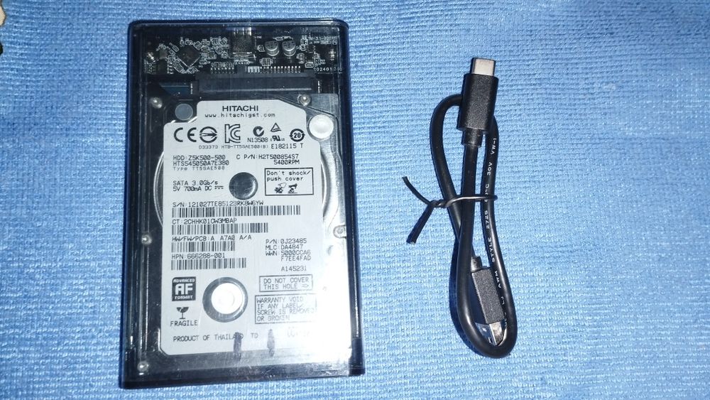 Продам внешний HDD 500гб
