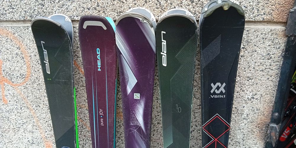 Ски с автомати 160см. в топ състояние